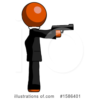 Royalty-Free (RF) Orange Design Mascot Clipart Illustration by Leo Blanchette - Stock Sample #1586401