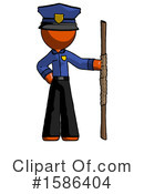 Orange Design Mascot Clipart #1586404 by Leo Blanchette
