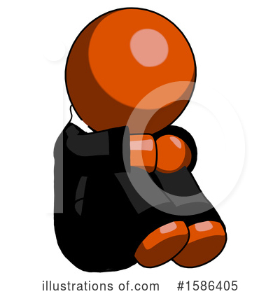 Royalty-Free (RF) Orange Design Mascot Clipart Illustration by Leo Blanchette - Stock Sample #1586405