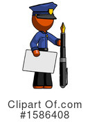 Orange Design Mascot Clipart #1586408 by Leo Blanchette