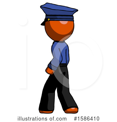 Royalty-Free (RF) Orange Design Mascot Clipart Illustration by Leo Blanchette - Stock Sample #1586410