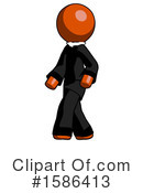 Orange Design Mascot Clipart #1586413 by Leo Blanchette