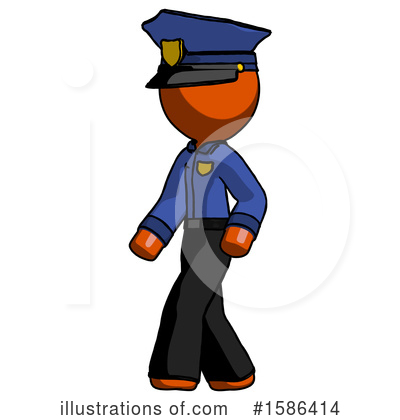 Royalty-Free (RF) Orange Design Mascot Clipart Illustration by Leo Blanchette - Stock Sample #1586414