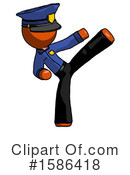 Orange Design Mascot Clipart #1586418 by Leo Blanchette