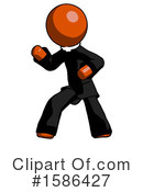 Orange Design Mascot Clipart #1586427 by Leo Blanchette
