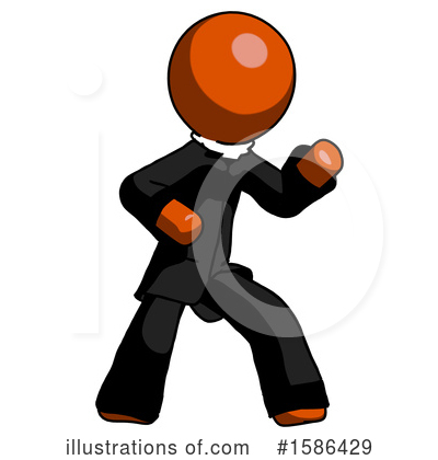 Royalty-Free (RF) Orange Design Mascot Clipart Illustration by Leo Blanchette - Stock Sample #1586429