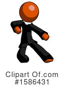 Orange Design Mascot Clipart #1586431 by Leo Blanchette