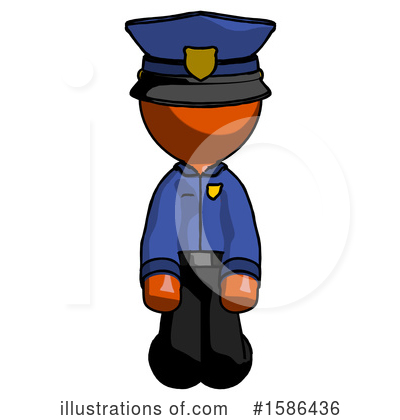 Royalty-Free (RF) Orange Design Mascot Clipart Illustration by Leo Blanchette - Stock Sample #1586436