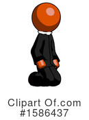 Orange Design Mascot Clipart #1586437 by Leo Blanchette