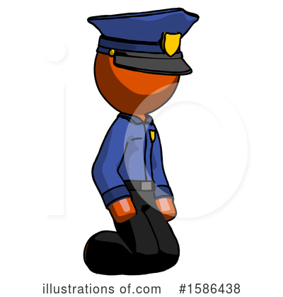 Royalty-Free (RF) Orange Design Mascot Clipart Illustration by Leo Blanchette - Stock Sample #1586438