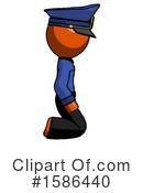 Orange Design Mascot Clipart #1586440 by Leo Blanchette