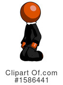 Orange Design Mascot Clipart #1586441 by Leo Blanchette