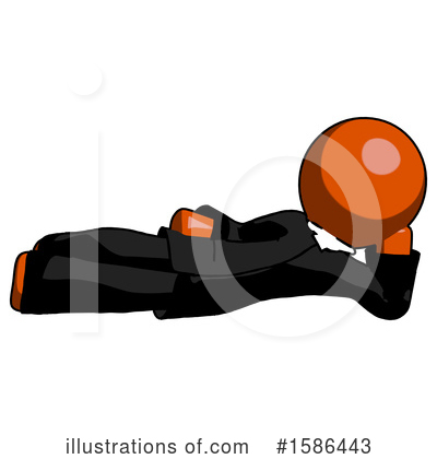 Royalty-Free (RF) Orange Design Mascot Clipart Illustration by Leo Blanchette - Stock Sample #1586443