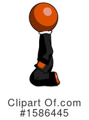 Orange Design Mascot Clipart #1586445 by Leo Blanchette
