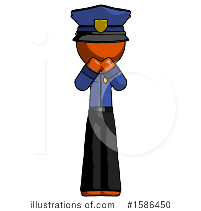 Royalty-Free (RF) Orange Design Mascot Clipart Illustration by Leo Blanchette - Stock Sample #1586450