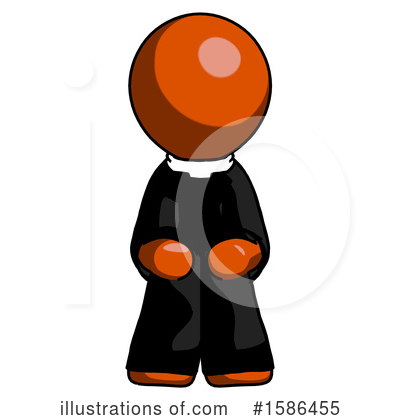 Royalty-Free (RF) Orange Design Mascot Clipart Illustration by Leo Blanchette - Stock Sample #1586455