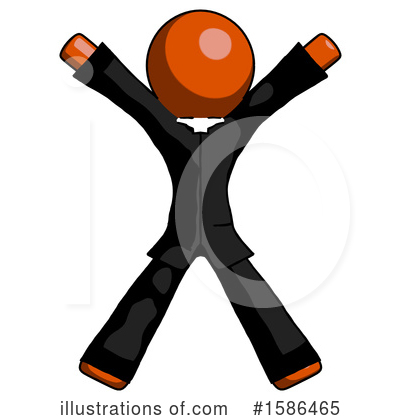 Royalty-Free (RF) Orange Design Mascot Clipart Illustration by Leo Blanchette - Stock Sample #1586465