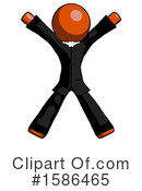 Orange Design Mascot Clipart #1586465 by Leo Blanchette