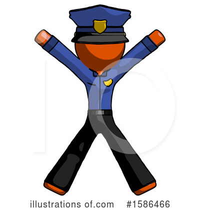 Royalty-Free (RF) Orange Design Mascot Clipart Illustration by Leo Blanchette - Stock Sample #1586466