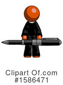 Orange Design Mascot Clipart #1586471 by Leo Blanchette