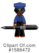 Orange Design Mascot Clipart #1586472 by Leo Blanchette