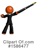 Orange Design Mascot Clipart #1586477 by Leo Blanchette