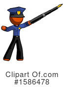 Orange Design Mascot Clipart #1586478 by Leo Blanchette
