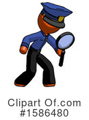 Orange Design Mascot Clipart #1586480 by Leo Blanchette