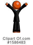 Orange Design Mascot Clipart #1586483 by Leo Blanchette