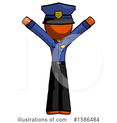 Royalty-Free (RF) Orange Design Mascot Clipart Illustration by Leo Blanchette - Stock Sample #1586484