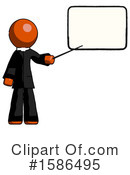 Orange Design Mascot Clipart #1586495 by Leo Blanchette