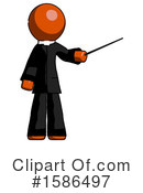 Orange Design Mascot Clipart #1586497 by Leo Blanchette
