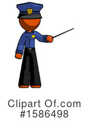 Orange Design Mascot Clipart #1586498 by Leo Blanchette
