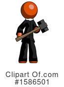 Orange Design Mascot Clipart #1586501 by Leo Blanchette