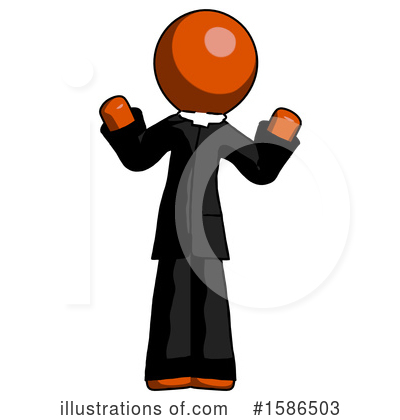 Royalty-Free (RF) Orange Design Mascot Clipart Illustration by Leo Blanchette - Stock Sample #1586503