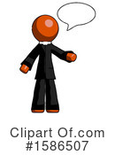 Orange Design Mascot Clipart #1586507 by Leo Blanchette