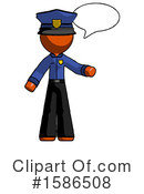 Orange Design Mascot Clipart #1586508 by Leo Blanchette