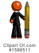 Orange Design Mascot Clipart #1586511 by Leo Blanchette