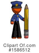 Orange Design Mascot Clipart #1586512 by Leo Blanchette