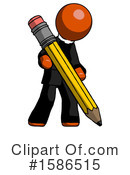 Orange Design Mascot Clipart #1586515 by Leo Blanchette