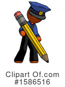 Orange Design Mascot Clipart #1586516 by Leo Blanchette