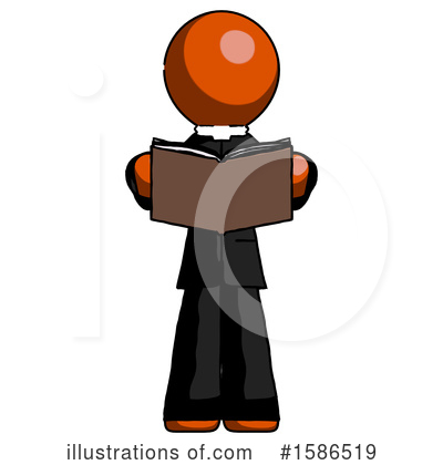 Royalty-Free (RF) Orange Design Mascot Clipart Illustration by Leo Blanchette - Stock Sample #1586519