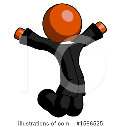 Royalty-Free (RF) Orange Design Mascot Clipart Illustration by Leo Blanchette - Stock Sample #1586525
