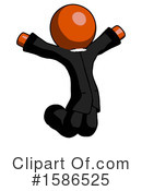Orange Design Mascot Clipart #1586525 by Leo Blanchette