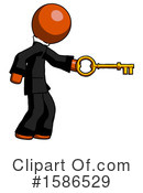 Orange Design Mascot Clipart #1586529 by Leo Blanchette