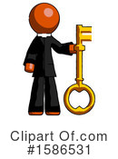 Orange Design Mascot Clipart #1586531 by Leo Blanchette