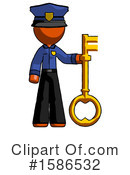 Orange Design Mascot Clipart #1586532 by Leo Blanchette