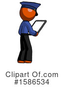 Orange Design Mascot Clipart #1586534 by Leo Blanchette