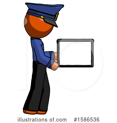 Royalty-Free (RF) Orange Design Mascot Clipart Illustration by Leo Blanchette - Stock Sample #1586536
