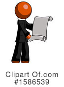Orange Design Mascot Clipart #1586539 by Leo Blanchette